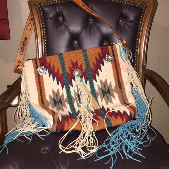 Handbags - Cross body Western saddle blanket purse
